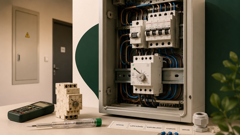 Mikor kell lépcsőházi automatát cserélni